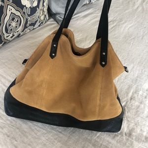 unused leather tote bag